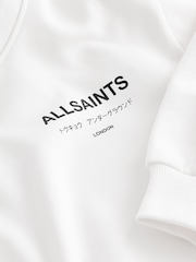 smALLSAINTS White Oversized Underground Pullover Hoodie - Image 6 of 6