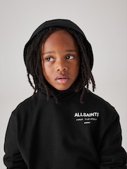 smALLSAINTS Black Oversized Underground Pullover Hoodie - Image 1 of 6