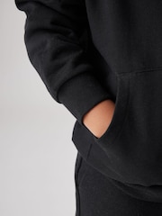 smALLSAINTS Black Oversized Underground Pullover Hoodie - Image 3 of 6