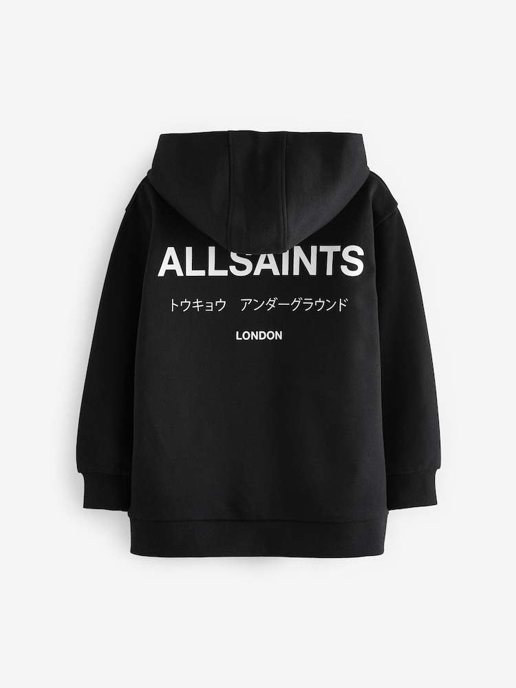 smALLSAINTS Black Oversized Underground Pullover Hoodie - Image 5 of 6