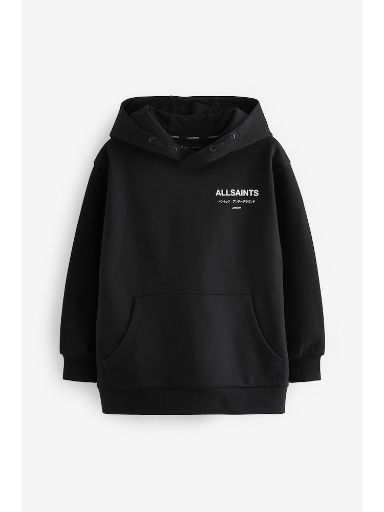 smALLSAINTS Black Oversized Underground Pullover Hoodie - Image 6 of 6