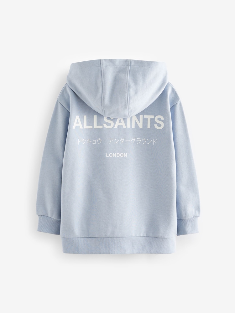 Bleu clair - Sweat à capuche smALLSAINTS oversize Underground - Image 6 of 7