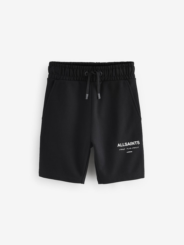 smALLSAINTS Black Underground Sweat Shorts - Image 4 of 7