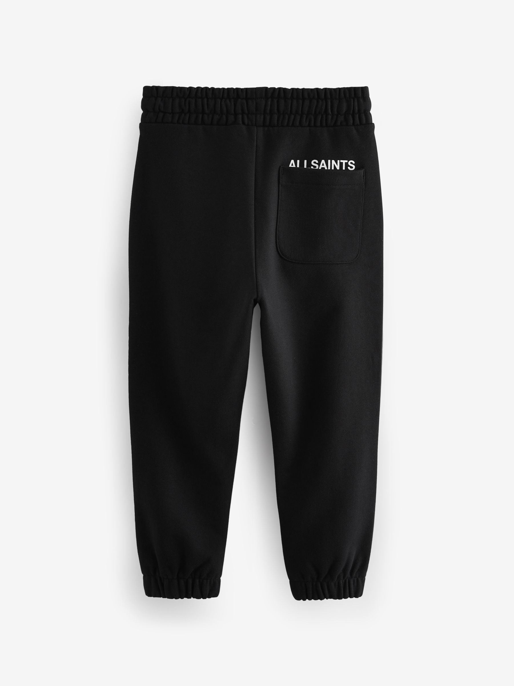 Buy smALLSAINTS Black Underground Straight Cuffed Cotton Joggers