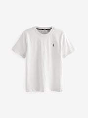 smALLSAINTS Black/Grey Boys Brace Crew 100% Cotton T-Shirts 3 Pack - Image 3 of 5
