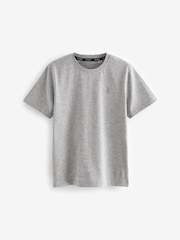 smALLSAINTS Black/Grey Boys Brace Crew 100% Cotton T-Shirts 3 Pack - Image 4 of 5