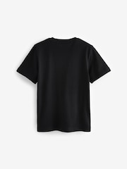smALLSAINTS Black/Grey Boys Brace Crew 100% Cotton T-Shirts 3 Pack - Image 5 of 5