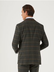 Skopes Green Tailored Fit Warriner Check Suit: Jacket - Image 3 of 5