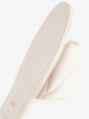 Sandales COACH Cream Holly en cuir matelassé - Image 5 de 6