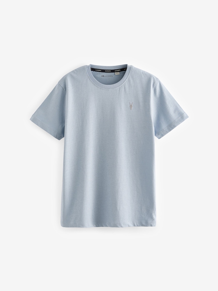 smALLSAINTS Blue Boys Brace Crew 100% Cotton T-Shirts 3 Pack - Image 3 of 5