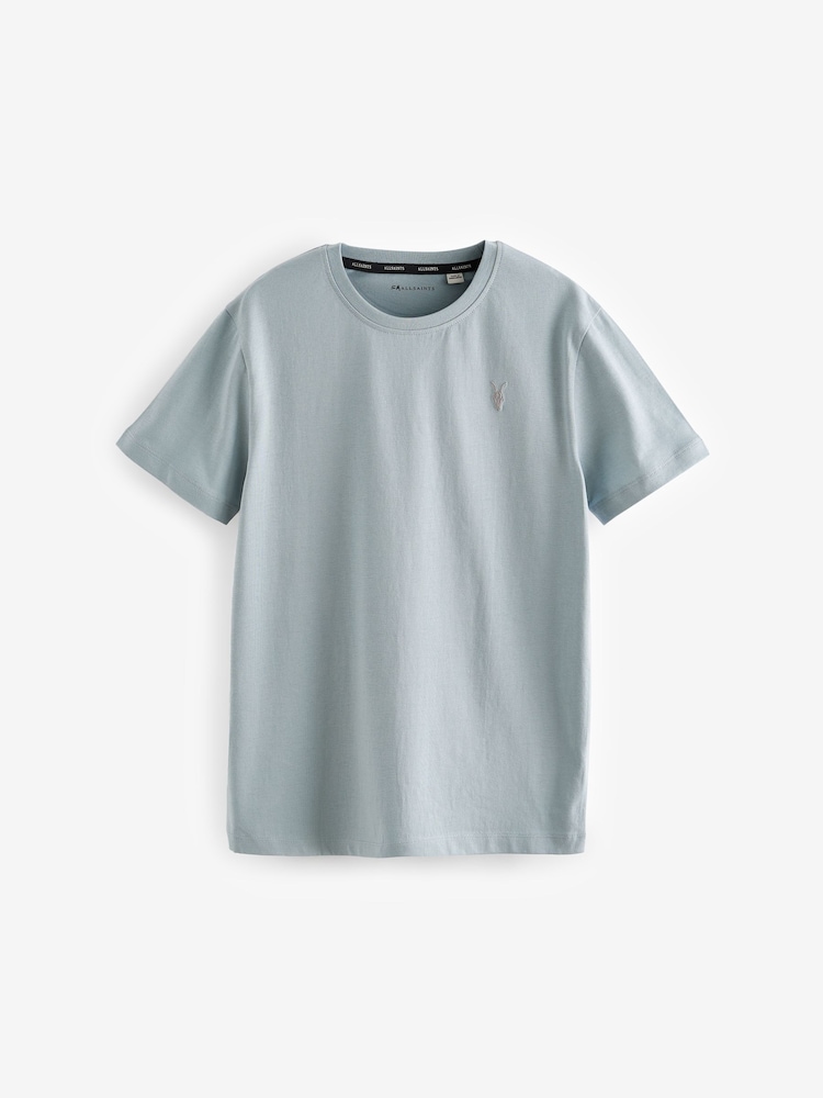 smALLSAINTS Blue Boys Brace Crew 100% Cotton T-Shirts 3 Pack - Image 4 of 5