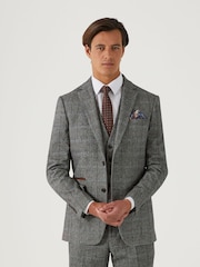 Skopes Grey Tailored Fit Rowan Suit: Jacket - Image 1 of 5