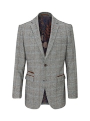 Skopes Grey Tailored Fit Rowan Suit: Jacket - Image 4 of 5