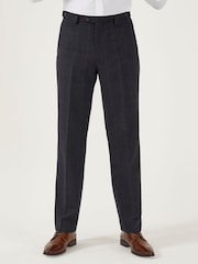 Skopes Blue Tailored Fit Aiken Check Suit: Trousers - Image 1 of 4