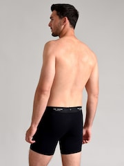 Ted Baker Blue Cotton Boxer Briefs 3 Pack - Image 3 of 6