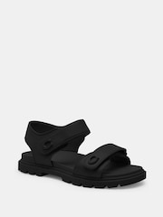 COACH Brynn Leather Black Sandals - Image 3 of 6