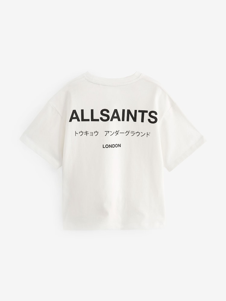 Wit - smALLSAINTS Oversized Girls Underground Crew T-Shirt - Image 4 of 5