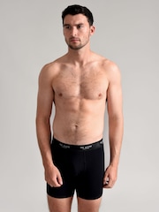 Ted Baker Black Cotton Boxer Briefs 3 Pack - Image 1 of 4