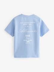 Hellblau - smALLSAINTS Mädchen Grafik Oversized-T-Shirt mit Rundhalsausschnitt aus 100% Baumwolle - Bild 6 von 7
