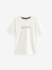 smALLSAINTS White/Sereni Girls Graphic Oversized Crew 100% Cotton T-Shirt - Image 3 of 6