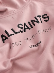 Mittelrosa - smALLSAINTS Mädchen Underground Etienne 100 % Baumwoll-Kapuzensweatshirt - Image 6 of 6