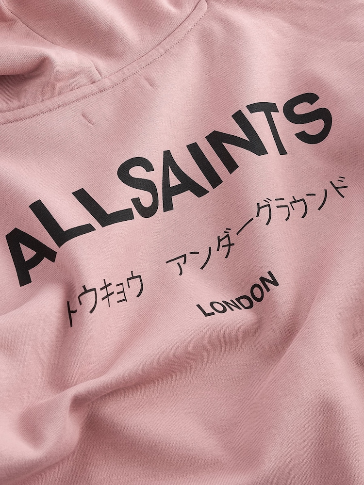 Mittelrosa - smALLSAINTS Mädchen Underground Etienne 100 % Baumwoll-Kapuzensweatshirt - Image 6 of 6