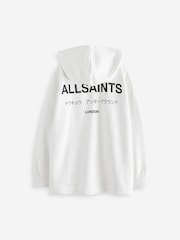 Blanc craie - smALLSAINTS Girls Underground Etienne 100% Cotton Hoodie - Image 13 de 15