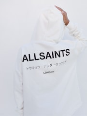 Blanc craie - smALLSAINTS Girls Underground Etienne 100% Cotton Hoodie - Image 4 de 15