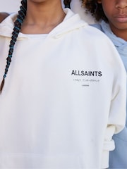 Blanc craie - smALLSAINTS Girls Underground Etienne 100% Cotton Hoodie - Image 8 de 15