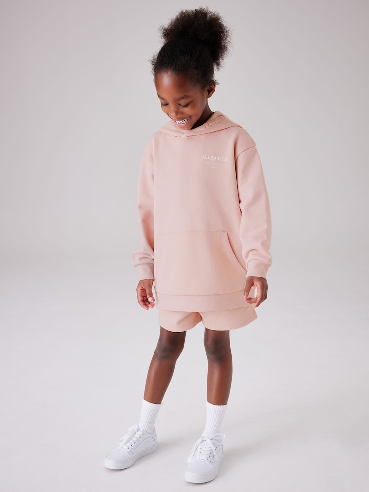 smALLSAINTS Girls Underground 100% Cotton Hoodie and Sweat Short Set - صورة 2 من 10