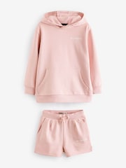 smALLSAINTS Girls Underground 100% Cotton Hoodie and Sweat Short Set - صورة 7 من 10