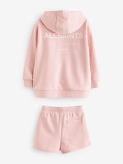 smALLSAINTS Girls Underground 100% Cotton Hoodie and Sweat Short Set - صورة 8 من 10