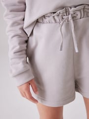 Flieder-Violett - smALLSAINTS Mädchen Tierra 100% Baumwolle Sweatshirt und Sweatshorts im Set - Bild 3 von 7