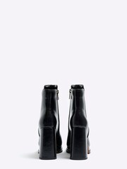 River Island Black High Platform Heeled Ankle Boots - Image 3 of 5