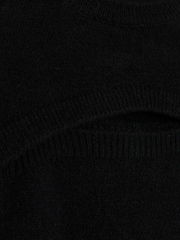 River Island Black 2 in 1 Long sleeve Cosy Jumper - Image 4 of 5