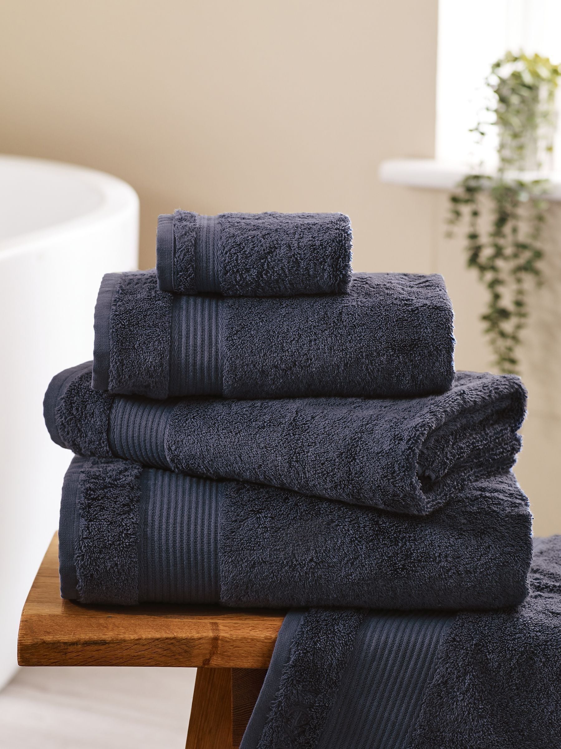 Blue Navy Egyptian Cotton Towel