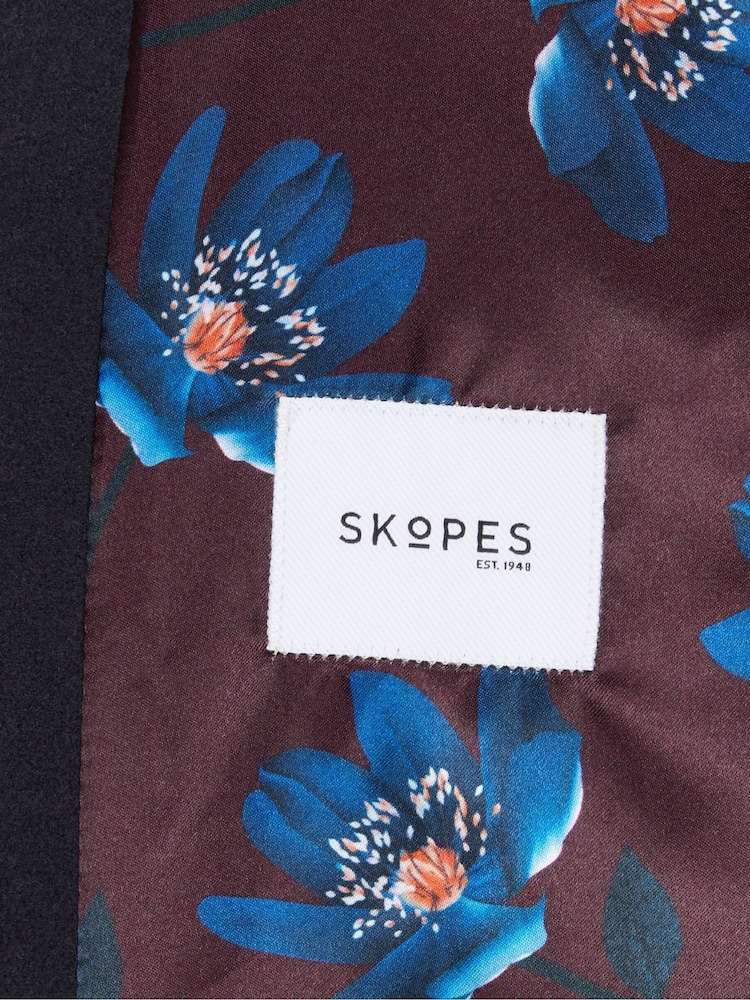Skopes Green Oswin Herringbone Check Coat - Image 6 of 6