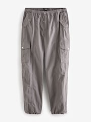 Charcoal Grey Parachute Pull On Cargo Trousers - Image 6 of 7