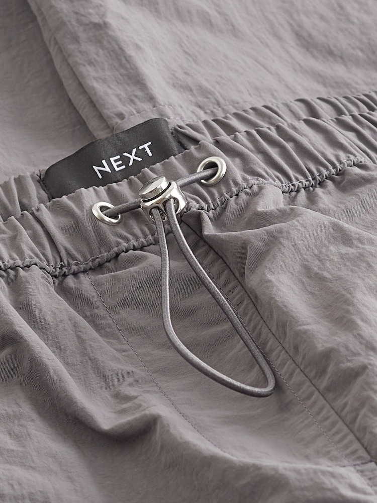 Charcoal Grey Parachute Pull On Cargo Trousers - Image 7 of 7