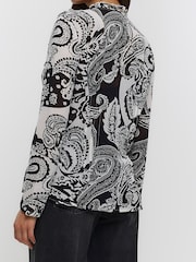 River Island Black Embellished Ruffle Blouse - Image 2 of 5