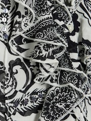 River Island Black Embellished Ruffle Blouse - Image 4 of 5