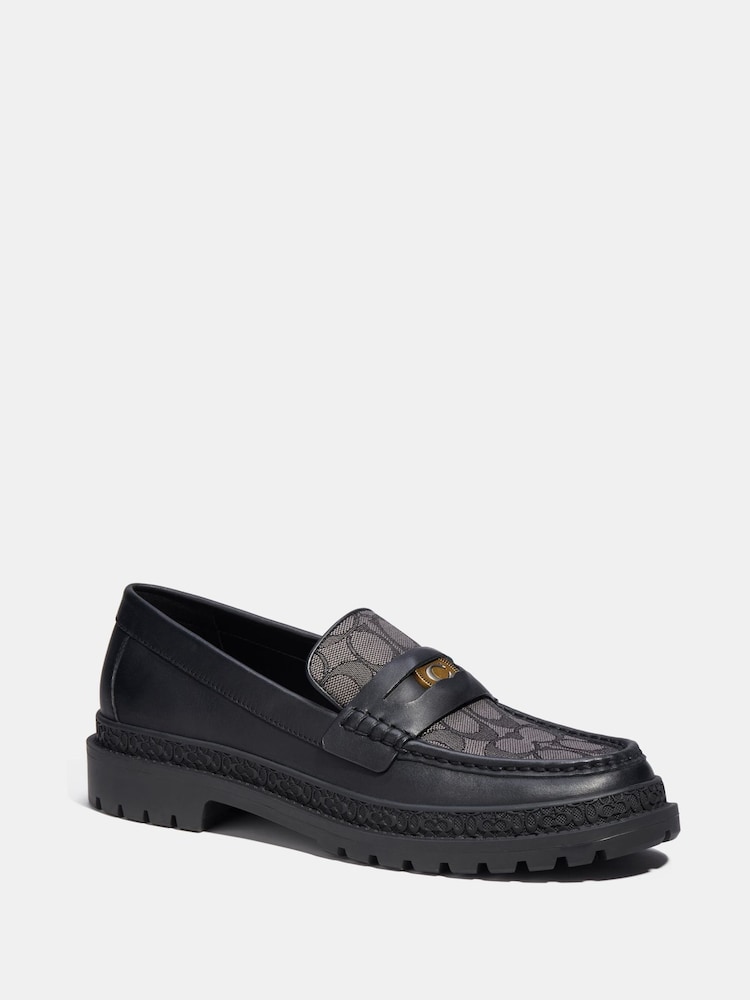 COACH Black Cooper Loafers - Image 1 of 4 COACH Black Cooper Loafers - Image 1 of 4