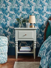 Clarke and Clarke Green William Morris Ashdon Bedside table - Image 1 of 8