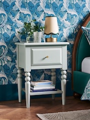 Clarke and Clarke Green William Morris Ashdon Bedside table - Image 2 of 8