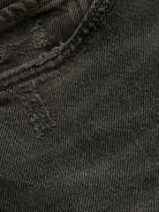 River Island Black High Rise Straight Leg Non - Stretch Jeans - Image 4 of 5