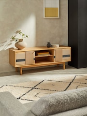 MADE.COM Oak Eden TV Unit - Image 1 of 3