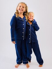 Personalised Jersey Long Pyjamas - Image 1 of 1