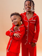 Personalised Jersey Long Pyjamas - Image 1 of 1