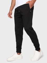 Threadbare Black Cuffed Joggers - Image 1 of 4