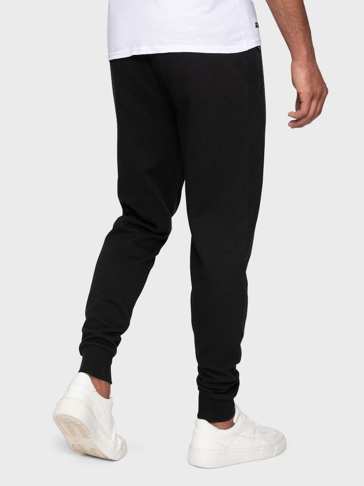 Threadbare Black Cuffed Joggers - Image 2 of 4
